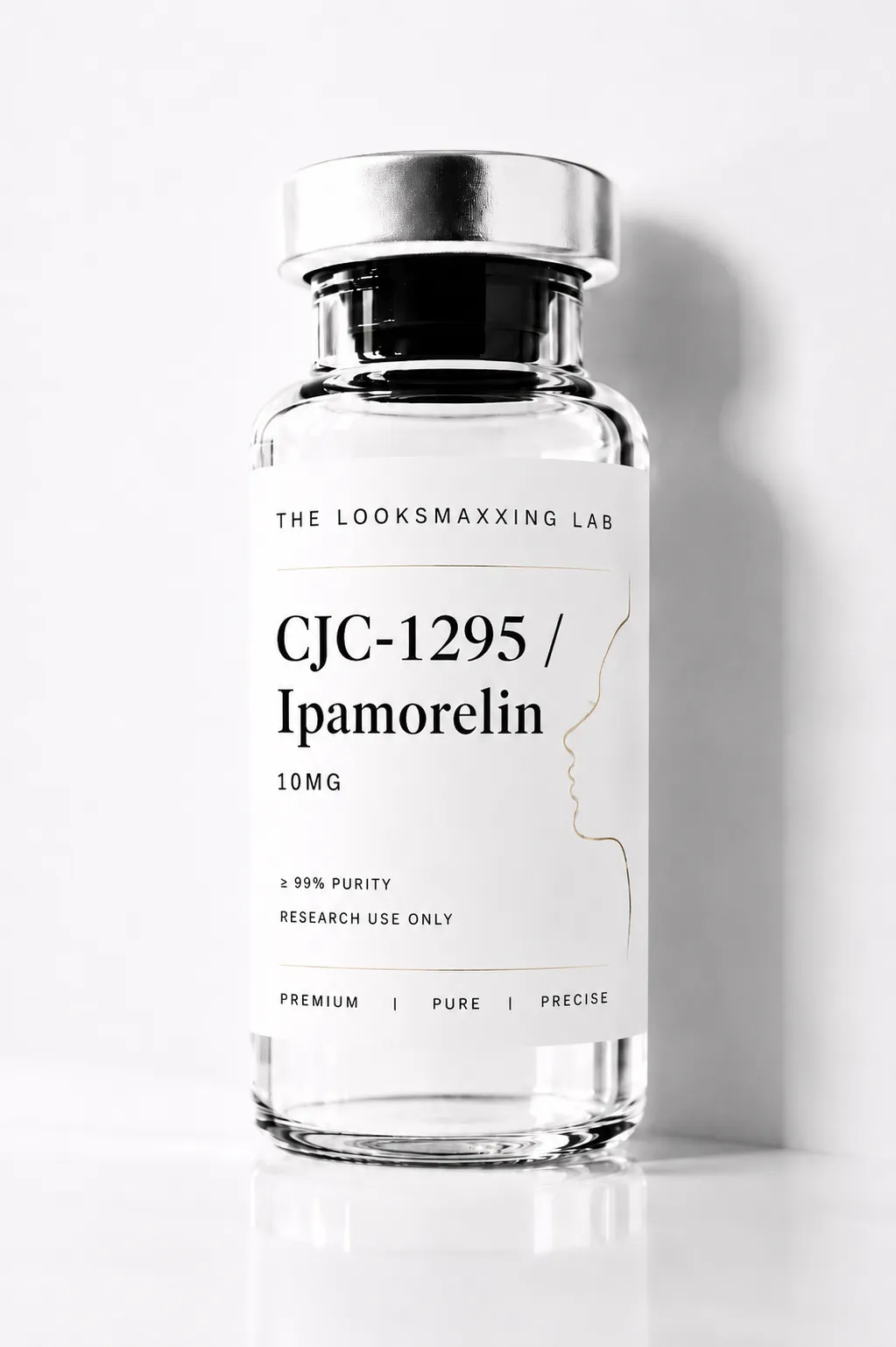CJC-1295 / Ipamorelin research peptide vial, photo 1 of 2